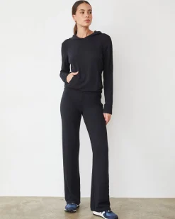 MONROW Supersoft Pullover Hoody FADEDBLACK Best